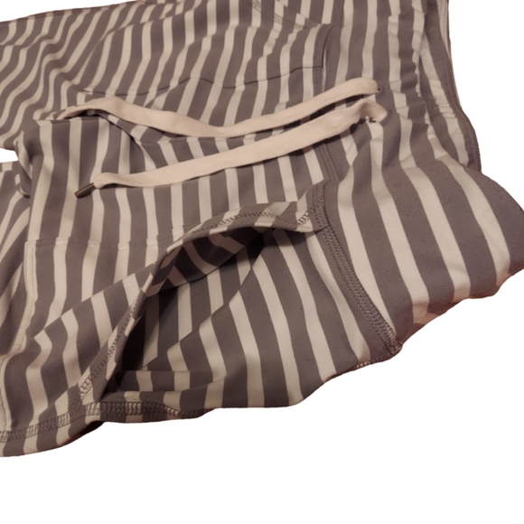 Grace & Lace Live In Loungers/Loggers In Grey/Ivory Stripe - Picture 7 of 14